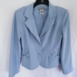 Women's blue suit jacket